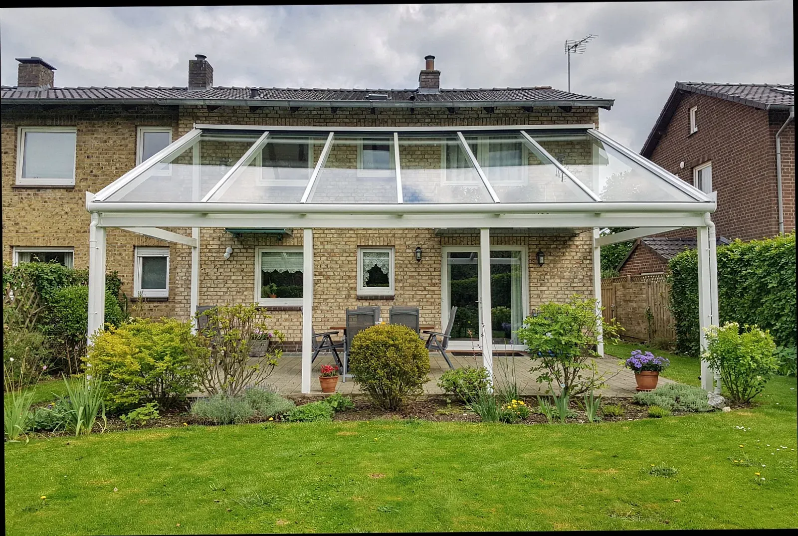 Alu-Terrassenüberdachung in Ravensburg
